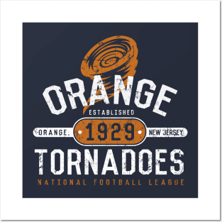 Orange Tornadoes Football Posters and Art